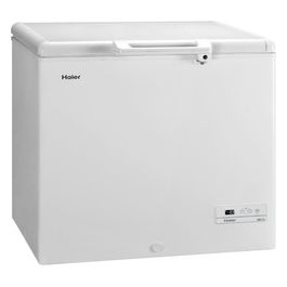 Haier HCE259R Congelatore a Pozzetto Capacita' 259 Litri Classe energetica F Statico Guarnizione anti-batterica e anti-muffa 84,5 cm Bianco