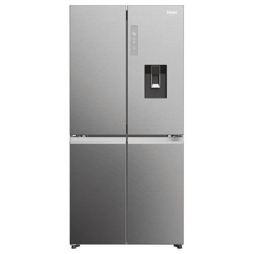 HCW58F18EWMP Frigorifero Americano Side by Side Capacità 507 Litri Classe energetica E Raffreddamento No Frost colore Platino / Inox