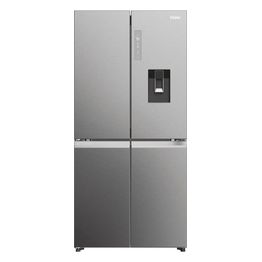 Haier HCW58F18EWMP Frigorifero Americano Side by Side Capacità 507 Litri Classe energetica E Raffreddamento No Frost colore Platino / Inox