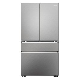 Haier HFW7918ENMP Frigorifero Americano Side by Side Capacità 629 Litri Classe energetica E Raffreddamento No Frost colore Platino/Inox