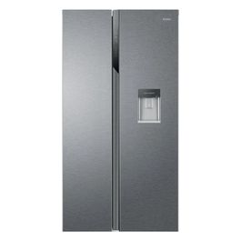 Haier HSR3918EWPG Frigorifero Side by Side Capacita' 521 Litri Classe energetica E Total No Frost 189 cm Inox Style