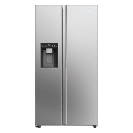 HSW59F18EIMM Frigorifero Americano Side by Side 601 Litri Classe E Total No Frost colore Platinum Inox SBS 90 Serie 5