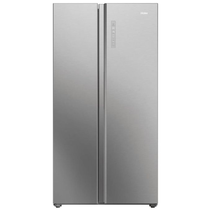 Haier HSW79F18ANMM Frigorifero Americano Side by Side Capacita' 611 Litri Classe energetica A Raffreddamento No Frost colore Inox
