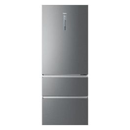 HAIER HTOPMNE7193 Combinato 3 Porte Largo 70 2mt dark inox Look Classe E Display Esterno Daylight Cassetto my Zone Capacità Totale 450 Litri