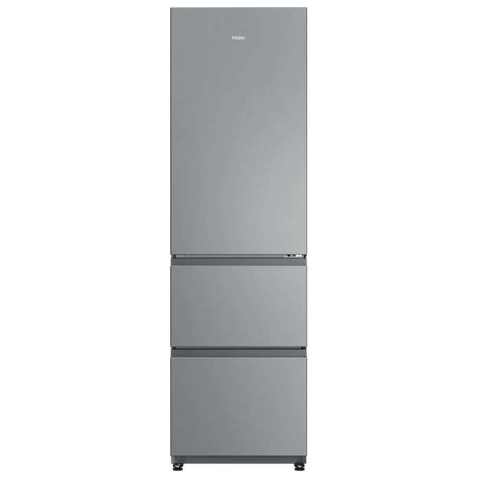 Haier HTR3518ENMX Frigorifero Combinato Libera Installazione Acciaio Inox
