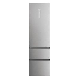 HTW5620DNMG Frigorifero combinato 3D 60 Serie 5 Libera installazione 414 litri 3 porte No Frost Luce Led Classe D Silver