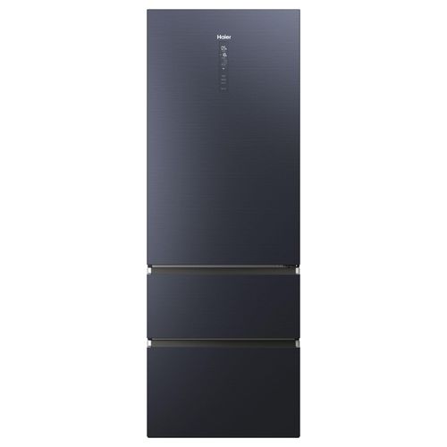 HTW7720ENMB Frigorifero combinato 3D serie 7 libera installazione 3 porte classe E No Frost controllo remoto nero 700X675X2006