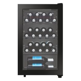 Winebank 50 Series 3 HWS31GGE Cantinetta vini a libera installazione 31 bottiglie Classe G Porte Trasparenti ripiani in Acciaio  Sistema anti-vibrazioni nero 