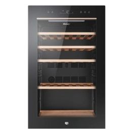 Haier HWS49GA Wine Bank 50 Series 5 Cantinetta Vino 49 Bottiglie Classe energetica F Ripiani 4+1 Sistema luci 3D 50 cm Nero