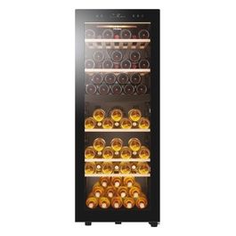 HWS79GDG Cantinetta vino Wine Bank 50 Series 5Libera installazione 2 zone 79 bottiglie Luce LED Classe G