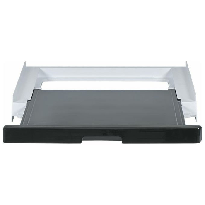 Haier Kit Impilabile Universale con Ripiano Scorrevole per Lavatrici e Asciugatrici Nero