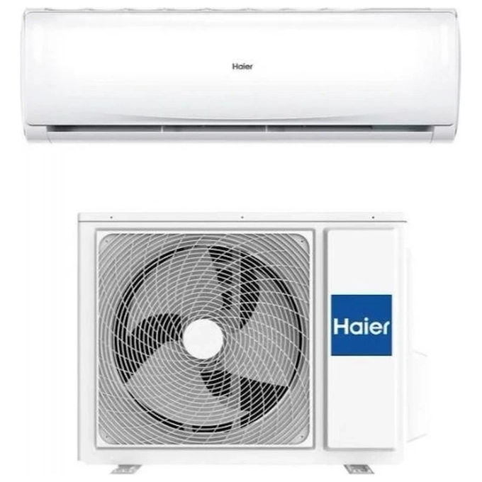 Haier H1U09FAA Flair Condizionatore fisso Monosplit Inverter 9000 BTU Classe A+++ A++ con WiFi e gas R32 colore Bianco