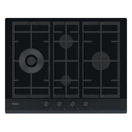 Series 6 HAVG5D4HB Piano cottura da Incasso a Gas 4 Fuochi Nero
