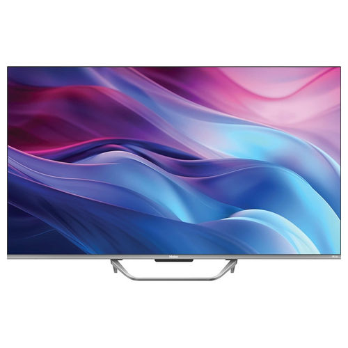 Smart TV QLED H50Q80FUX da 127 cm (50 pollici) con risoluzione 4K Ultra HD, Google TV, Dolby Atmos e frequenza di aggiornamento a 120 Hz.