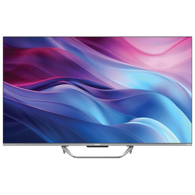 Haier H50Q80FUX Smart TV QLED 50'' 4K Ultra HD Google TV Dolby Atmos Dolby Vision 120 Hz HDMI 2.1 Wi-Fi colore Grigio