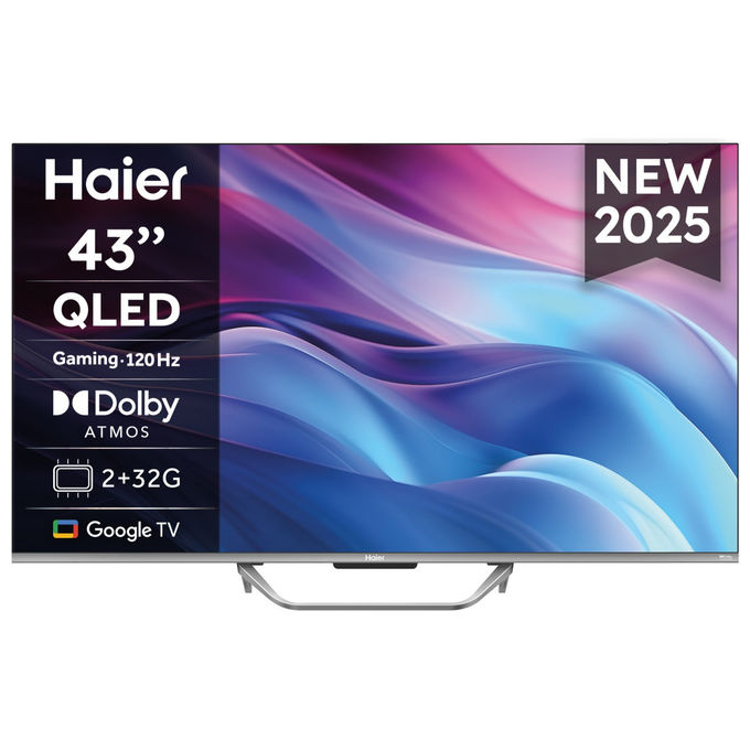 Haier Smart TV QLED 4K 43 pollici Nero