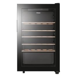 Wine Bank 50 Serie 3 HWS33GG Cantinetta Vino con Compressore Libera Installazione Nero 33 Bottiglie