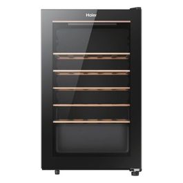 Haier Wine Bank 50 Serie 3 HWS33GGFR Cantinetta Vino con Compressore Libera Installazione Nero 33 Bottiglie