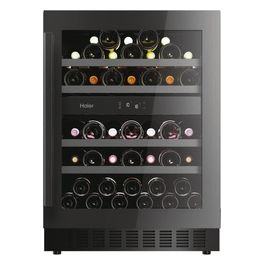 Wine Bank Serie 6 HAKWBD60 Cantinetta da incasso 2 zone 44 bottiglie Classe F Nera