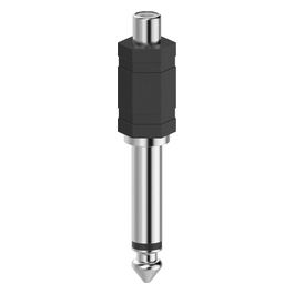 Adattatore Jack 6.3mm M Mono/RCA F