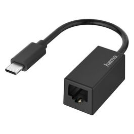 Hama Adattatore di Rete USB Type-C Nero