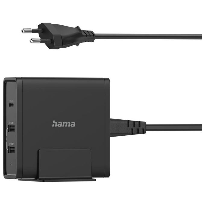 Hama Caricabatterie Charger Station Universal Usb C Nero