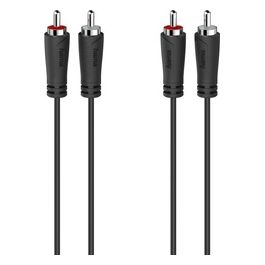 Cavo 2 Rca M/2 Rca M 5mt Nero