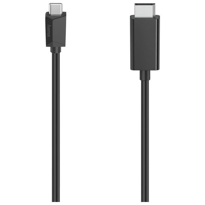 hama Cavo Adattatore Video Type C-DisplayPort 1.5mt Nero