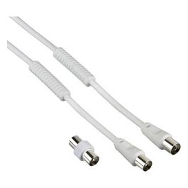 Cavo Antenna con Adattatore 85dB 5mt Bianco