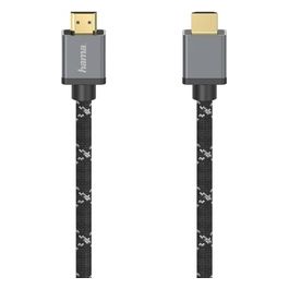 Hama Cavo Hdmi M/Hdmi M Hdmi Ultra High Speed con Ethernet Connettori Dorati Spine in Metallo Risoluzione 8K 3mt