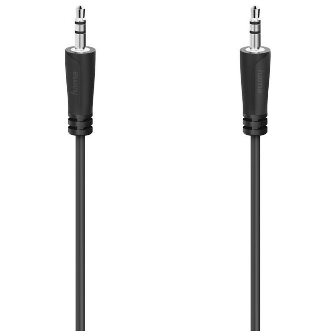 Hama Cavo Jack 3.5mm M-Jack 3.5mm M 1.5mt Nero