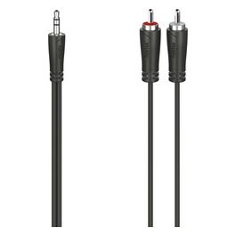 Hama Cavo Jack 3.5 Mm M/2x Rca M 1.5 Metri Nero