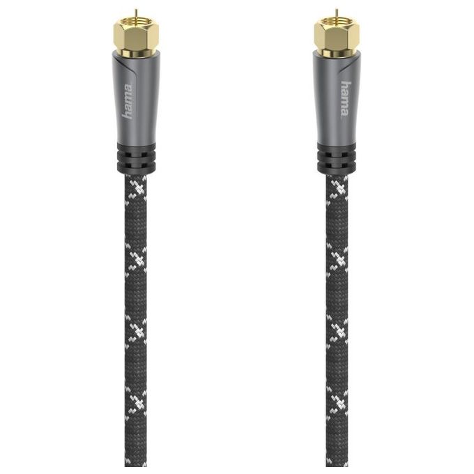 Hama Cavo SAT 120dB per Decoder Satellitari Alta Performance per Trasmissioni Ottimizzate