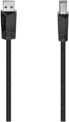 ICT Cavo USB 2.0 A/B Per Stampante – Lunghezza 1,5 Metri, Colori Blu O Nero, Compatibile Con Ingresso Tipo B