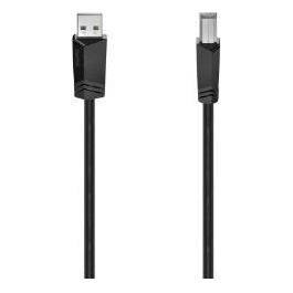 Hama Cavo Usb A 2.0/Usb B 2.0 1.5mt Nero