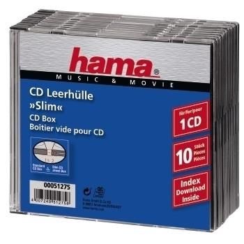 Hama CD-Custodia Vuota Slim-Line