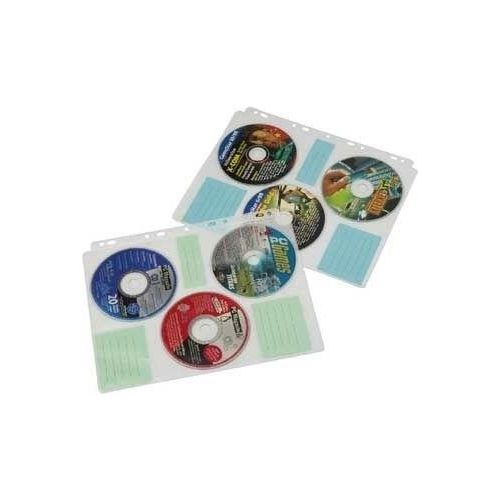 Hama CD-ROM Index Sleeves 60 Dischi Trasparente