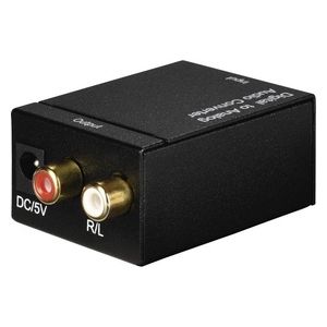 Hama Convertitore Audio Digitale/Analogico ''AC80'', Alimentatore Esterno (Incluso)-image