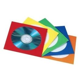 Hama Custodia CD/DVD a Tasca 1 Dischi Multicolore 100 Pezzi