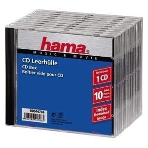 Hama Custodia per CD Standard 10 Pezzi