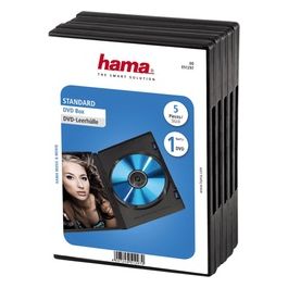 Hama Custodia DVD nero 5 pz.