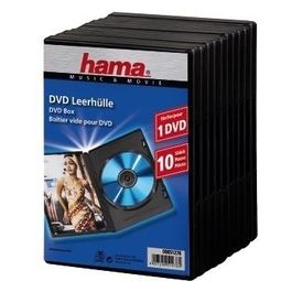 Hama Custodie DVD con Velina Nero 10 Pezzi