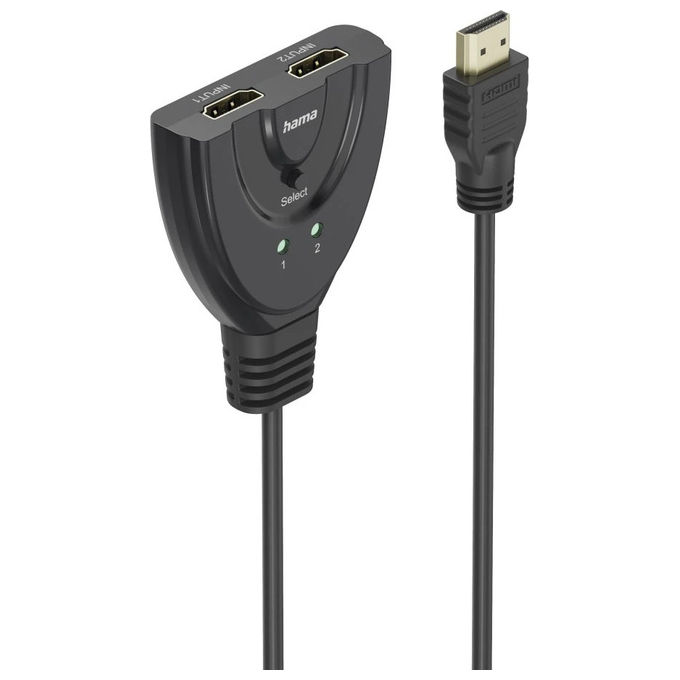 Hama HDMI Cavo Nero 60Hz 4096x2160 Pixel
