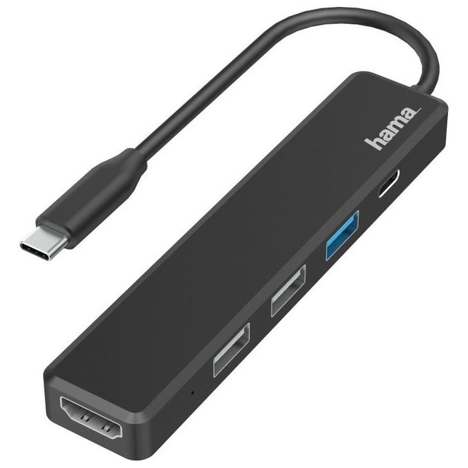 Hama Hub USB Type C con HDMI Nero