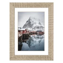 Oslo Oak Cornice Portafoto 13x18cm Legno con Passepartout