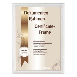 Phoenix Cornice Portafoto Bianco 21x29.7 Legno DIN A4