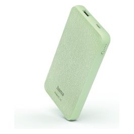 Hama Power Pack Fabric 10 Verde 10.000mAh USB-C  USB-A