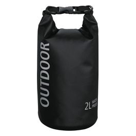Sacca Impermeabile Outdoor 2 Litri Nero