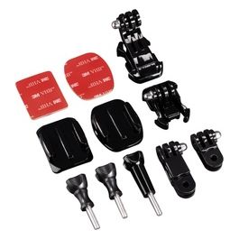 Set Accessori di Fissaggio per GoPro Nero