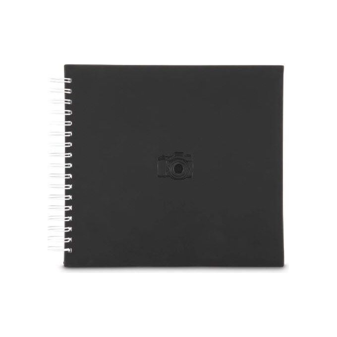 Hama Signs Album Fotografico a Spirale 28x24cm 50 Pagine Bianche Nero